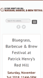 Mobile Screenshot of bluegrassbarbecuebrew.com